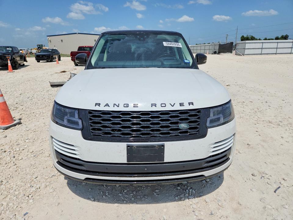 2019 Land rover RANGE ROVER VIN SALGS2RE8KA520360 COPART salvage auction — REAR END, Tx - Certificate Of Title, sold $12,200 on 2026-07-30 (photo 5)