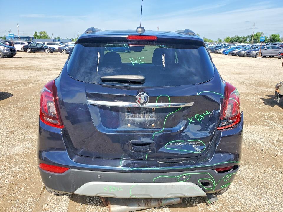 2021 Buick Encore VIN KL4CJESM8MB368602 COPART salvage auction — REAR END, Ia - Cert Of Title-Salvage Title, sold $4,600 on 2026-07-22 (photo 6)