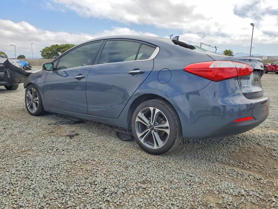 2016 Kia Forte VIN KNAFX4A89G5589934 COPART salvage auction — BURN, Ca - Salvage Certificate, sold $325 on 2026-07-24 (photo 2)