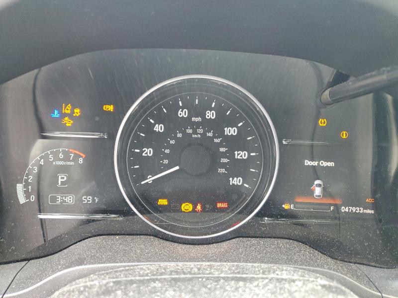 2022 Honda Hr-v VIN 3CZRU6H59NM749652 COPART salvage auction — FRONT END, Wa - Bill Of Sale, sold $5,700 on 2026-07-02 (photo 9)