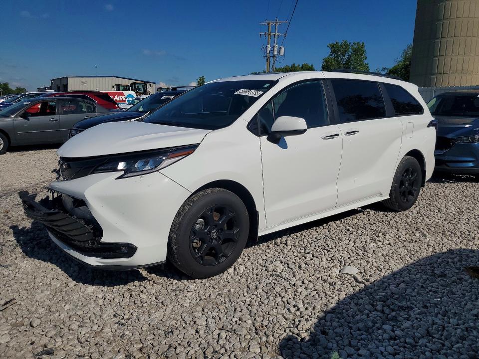 2026 Toyota VIN 5TDCSKFC2TS229530 COPART salvage auction — FRONT END, Mi - Cert Of Title-Salvage Vehicle, sold $23,100 on 2026-07-23 (photo 1)