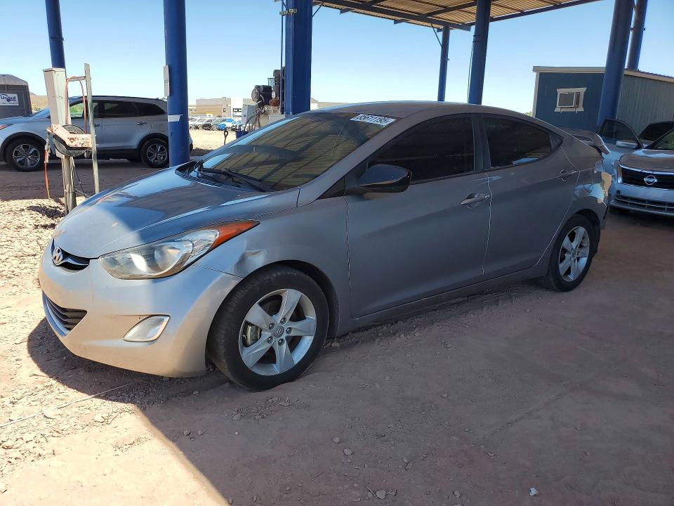 2013 Hyundai Elantra VIN KMHDH4AE5DU891425 COPART salvage auction — REAR END, Az - Cert Of Title - Salvage, sold $2,000 on 2026-07-07 (photo 1)