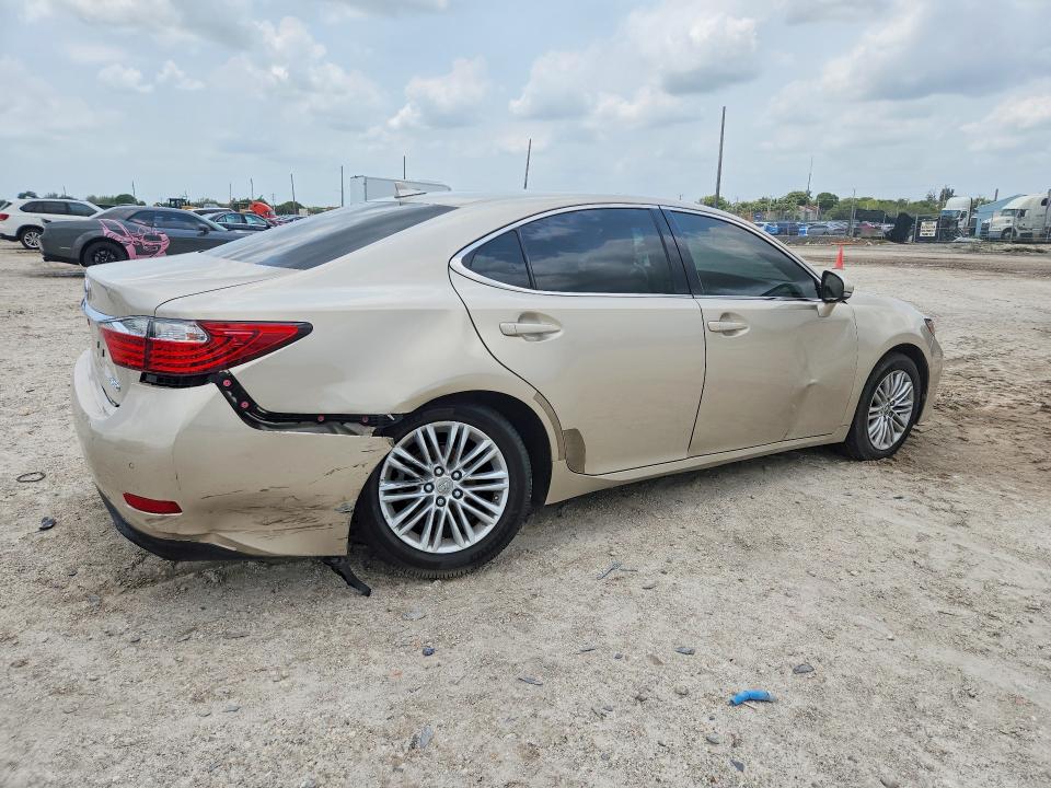 2013 Lexus ES VIN JTHBK1GG6D2020550 COPART salvage auction — REAR END, Fl - Cert Of Title Slvg Rebuildable, sold $4,900 on 2026-07-07 (photo 3)