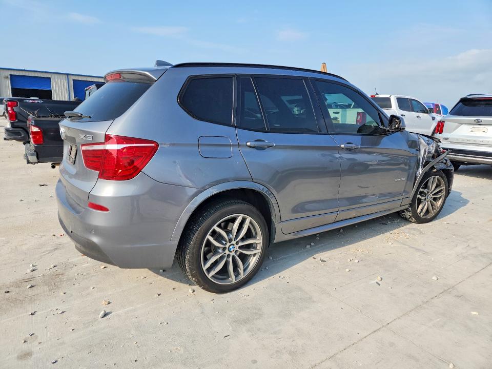 2017 BMW VIN 5UXWX7C59H0S19927 COPART salvage auction — FRONT END, Tx - Salvage Vehicle Title, sold $3,800 on 2026-07-24 (photo 3)