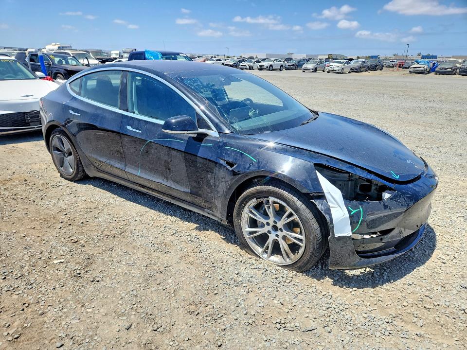 2018 Tesla Model 3 VIN 5YJ3E1EA2JF036281 COPART salvage auction — FRONT END, CA - SALVAGE CERTIFICATE, sold $5,300 on 2026-07-31 (photo 4)