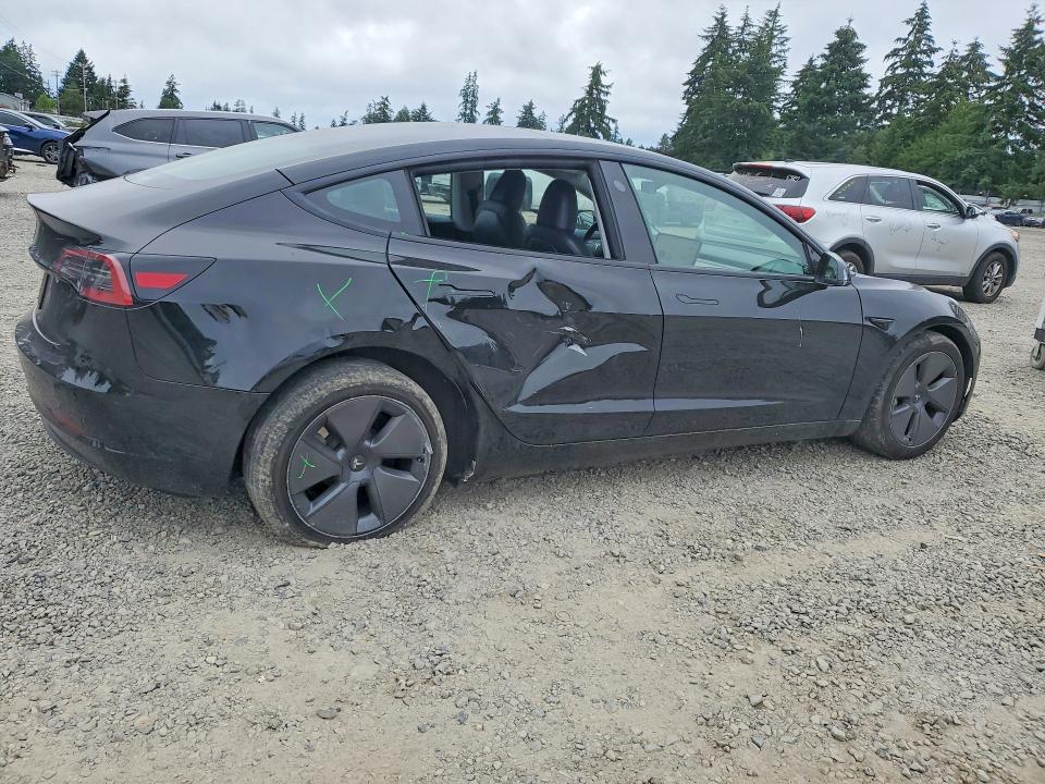 2023 Tesla VIN 5YJ3E1EA5PF695433 COPART salvage auction — SIDE, WA - BILL OF SALE, sold $3,500 on 2026-07-21 (photo 3)