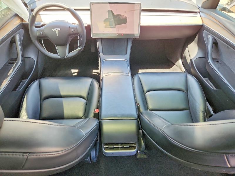 2022 Tesla Model 3 VIN 5YJ3E1EB4NF192305 COPART salvage auction — SIDE, UT - SALVAGE CERTIFICATE, sold $1,650 on 2026-09-04 (photo 8)