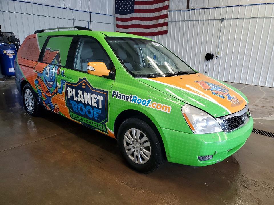 2012 Kia SEDONA VIN KNDMG4C7XC6502545 COPART salvage auction — FRONT END, Pa - Certificate Of Salvage, sold $525 on 2026-07-22 (photo 4)