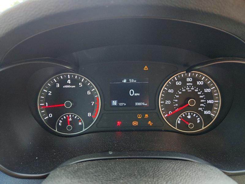2019 Kia VIN 5XXGT4L3XKG316266 COPART salvage auction — FRONT END, Mo - Salvage Certificate Of Title, sold $1,350 on 2026-07-24 (photo 9)