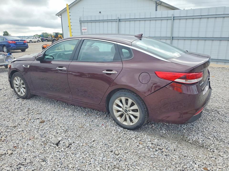 2017 Kia VIN 5XXGT4L34HG155227 COPART salvage auction — FRONT END, Ia - Cert Of Title-Salvage Title, sold $2,150 on 2026-07-17 (photo 2)
