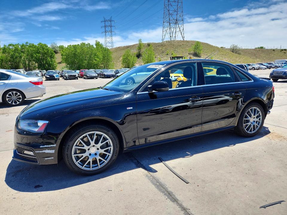 2015 Audi A4 VIN WAUBFAFL1FN000712 COPART salvage auction — SIDE, Co - Public - Salvage Title, sold $925 on 2026-07-29 (photo 1)