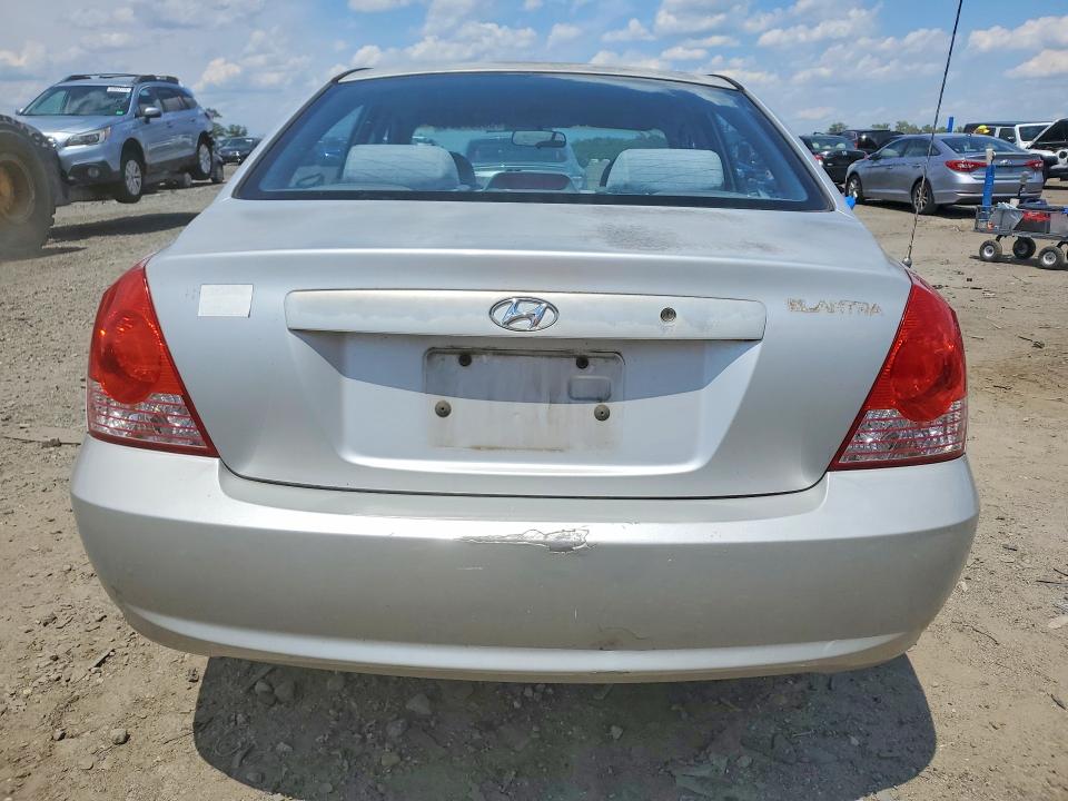 2005 Hyundai Elantra VIN KMHDN46D55U166157 COPART salvage auction — FRONT END, Va - Cert Of Title - Salvage, sold $300 on 2026-07-15 (photo 6)