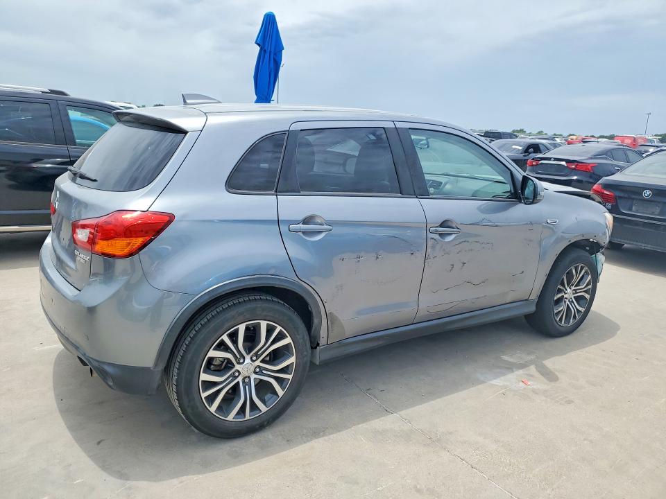 2017 Mitsubishi Outlander sport VIN JA4AP3AU4HZ026685 COPART salvage auction — FRONT END, Tx - Salvage Vehicle Title, sold $1,850 on 2026-07-27 (photo 3)
