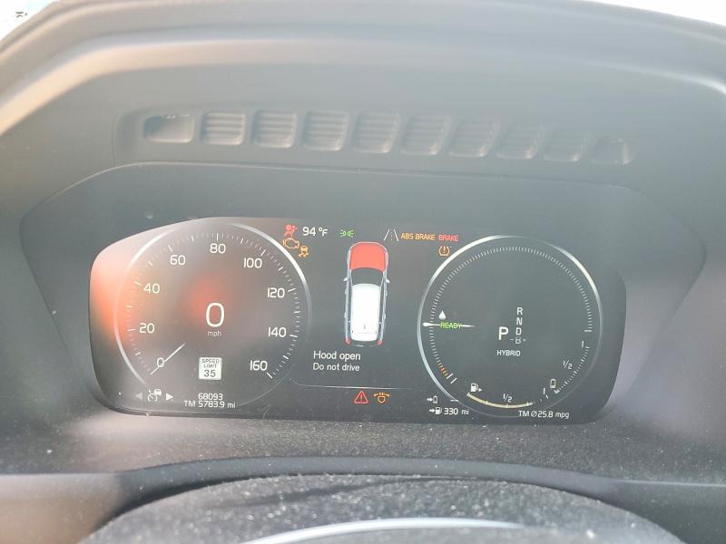 2021 Volvo VIN YV4BR0CL6M1723465 COPART salvage auction — FRONT END, Sc - Cert Of Title-Salvage, sold $14,600 on 2026-07-03 (photo 9)