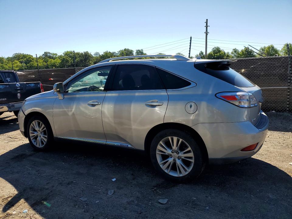 2010 Lexus Rx VIN JTJBC1BA3A2028101 COPART salvage auction — FRONT END, Ga - Certificate Of Title, sold $2,850 on 2026-07-09 (photo 2)