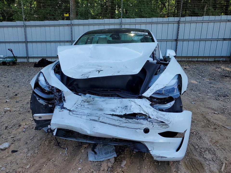 2023 Tesla VIN 5YJ3E1EA1PF552592 COPART salvage auction — FRONT END, Ga - Cert Of Title-Salvage, sold $3,750 on 2026-07-21 (photo 5)