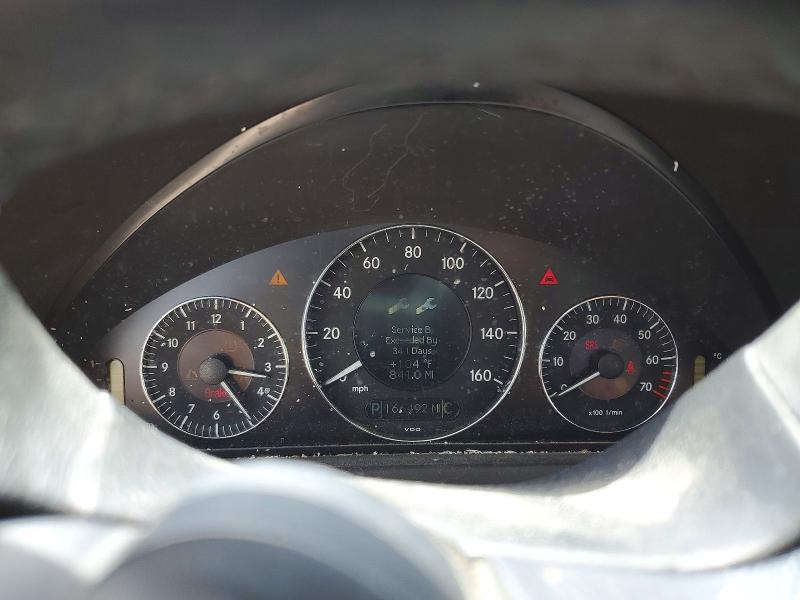 2008 Mercedes-benz Clk-klasse VIN WDBTK56F48F243799 COPART salvage auction — WATER/FLOOD, Tx - Salvage Title-Flood Damage, sold $275 on 2026-07-10 (photo 9)