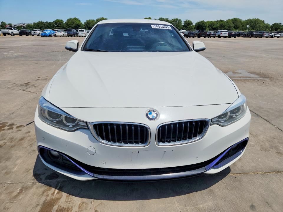 2017 BMW 4er VIN WBA4U7C36H5H20292 COPART salvage auction — WATER/FLOOD, Tx - Salvage Title-Flood Damage, sold $4,550 on 2026-08-20 (photo 5)