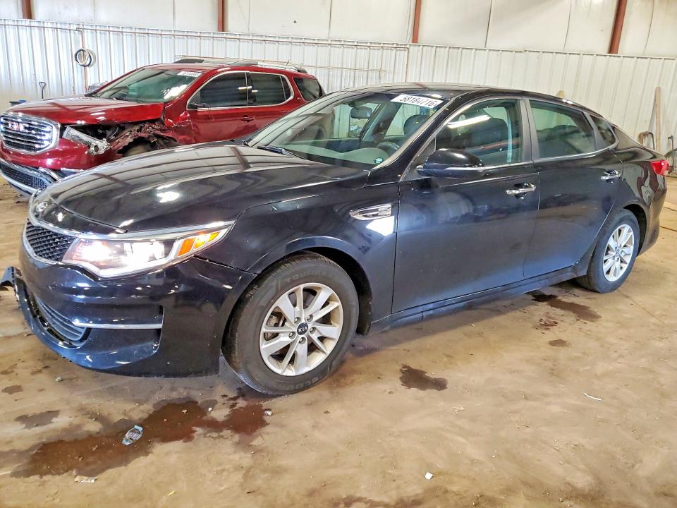 2016 Kia Optima VIN 5XXGT4L34GG097117 COPART salvage auction — FRONT END, Mi - Certificate Of Title, sold $825 on 2026-07-20 (photo 1)