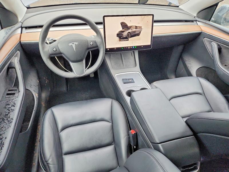 2023 Tesla VIN 7SAYGDEEXPF698951 COPART salvage auction — FRONT END, CT - CERT OF TITLE-SALVAGE, sold $3,450 on 2026-07-24 (photo 8)