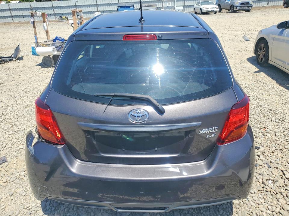 2015 Toyota Yaris VIN VNKKTUD34FA015803 COPART salvage auction — FRONT END, Ca - Salvage Certificate, sold $1,600 on 2026-07-14 (photo 6)