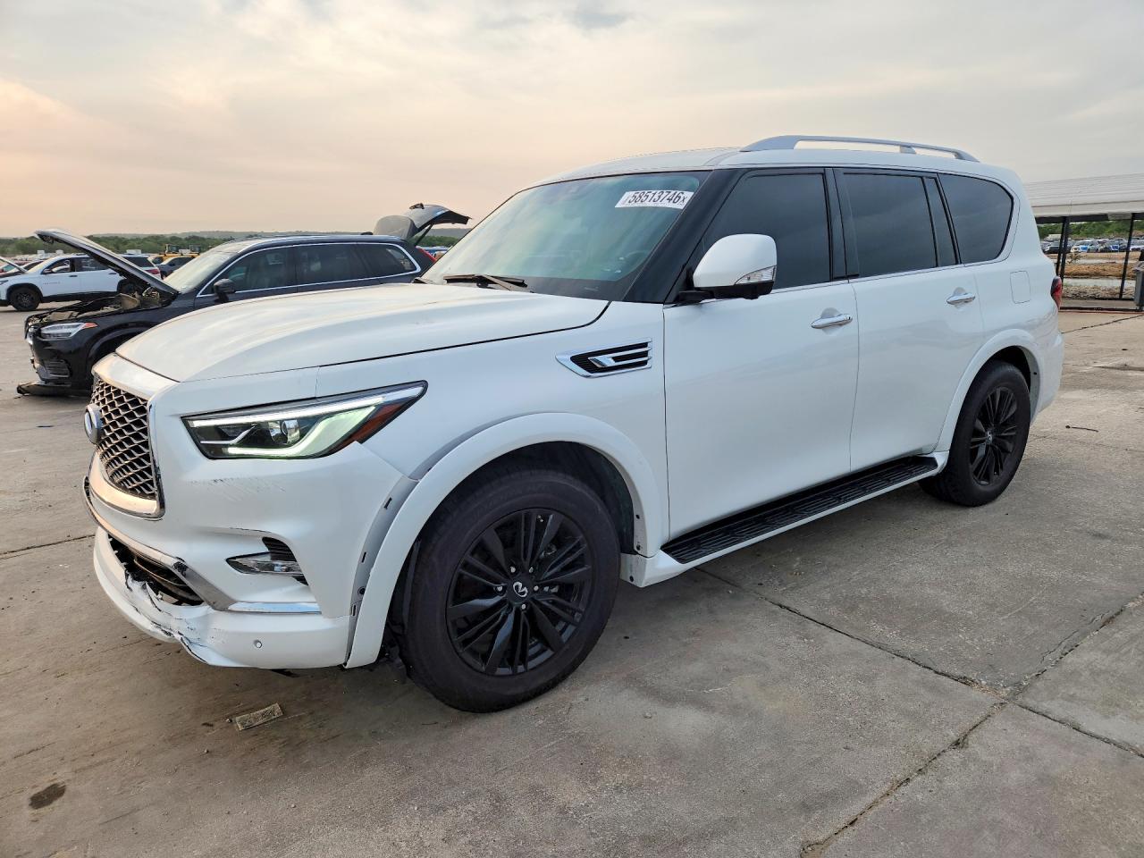 2022 Infiniti QX80 VIN JN8AZ2AFXN9742521 — COPART salvage auction photo