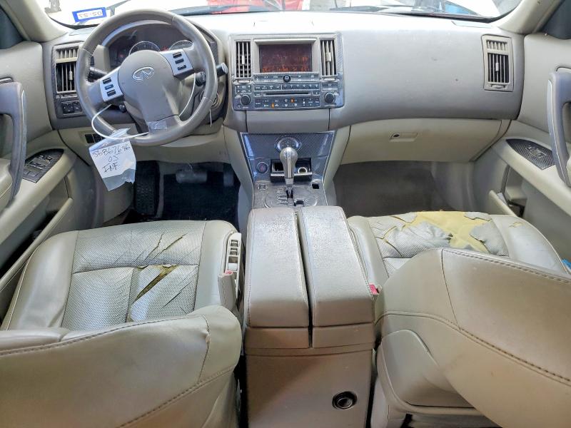 2005 Infiniti Fx VIN JNRAS08W55X212236 COPART salvage auction — FRONT END, Tx - Salvage Vehicle Title, sold $475 on 2026-07-14 (photo 8)