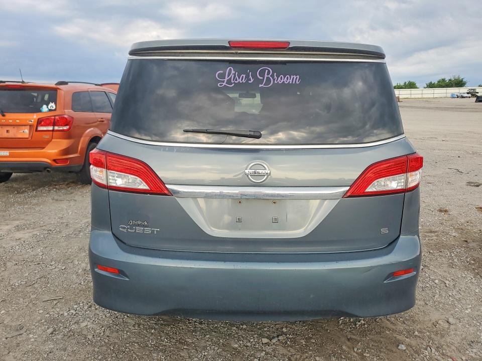 2011 Nissan Quest VIN JN8AE2KP9B9000108 COPART salvage auction — MECHANICAL, In - Certificate Of Title, sold $525 on 2026-07-03 (photo 6)