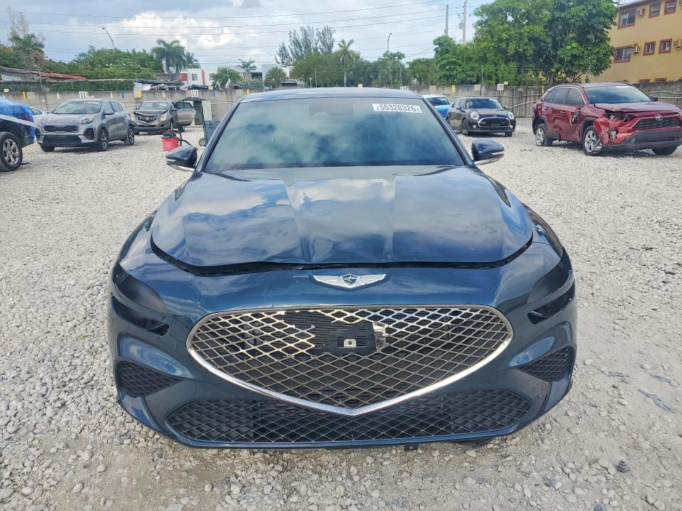 2023 Genesis G70 VIN KMTG34TA2PU106892 COPART salvage auction — FRONT END, Fl - Cert Of Title Slvg Rebuildable, sold $6,700 on 2026-07-21 (photo 5)