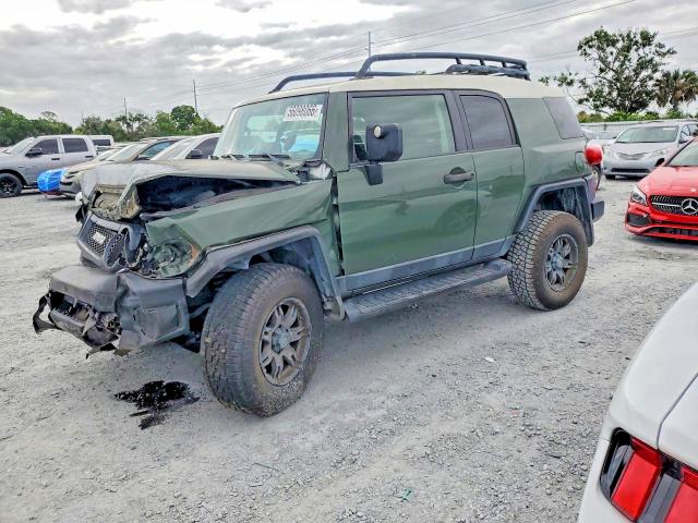 2010 Toyota Fj cruiser VIN JTEBU4BF1AK075426 COPART salvage auction — FRONT END, Fl - Certificate Of Title, sold $6,600 on 2026-07-06 (photo 1)