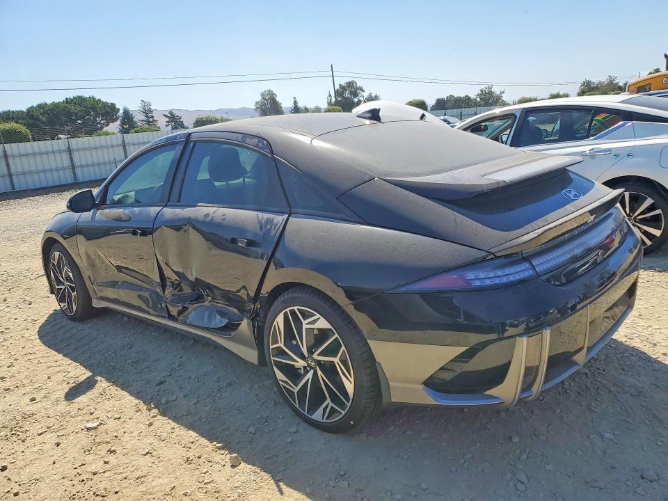 2025 Hyundai Ioniq 6 VIN KMHM34AA1SA114573 COPART salvage auction — SIDE, CA - SALVAGE CERTIFICATE, sold $500 on 2026-07-21 (photo 2)