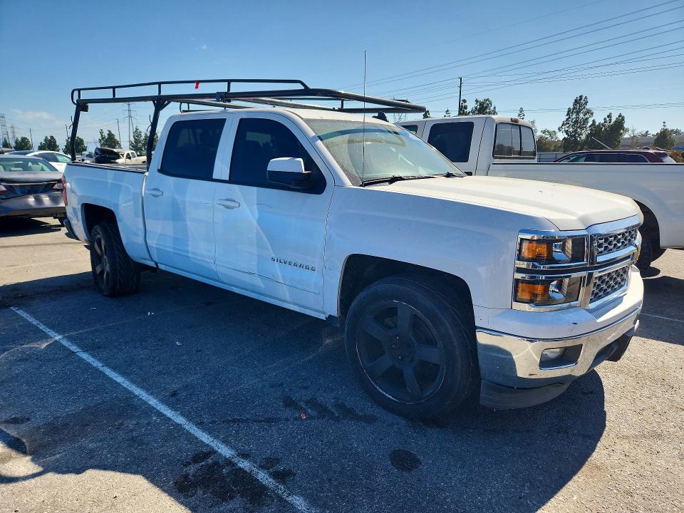 2015 Chevrolet VIN 3GCPCREC8FG215434 COPART salvage auction — REAR END, Ca - Salvage Certificate, sold $2,200 on 2026-07-02 (photo 4)