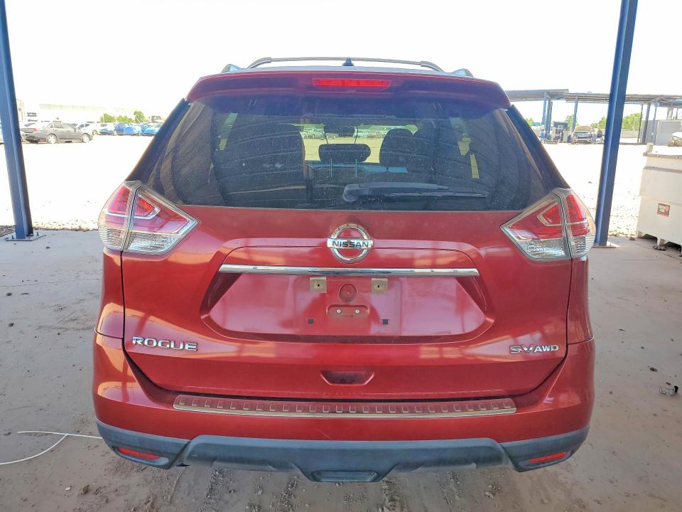 2015 Nissan Rogue VIN KNMAT2MV0FP556743 COPART salvage auction — FRONT END, Az - Cert Of Title - Salvage, sold $1,250 on 2026-07-14 (photo 6)