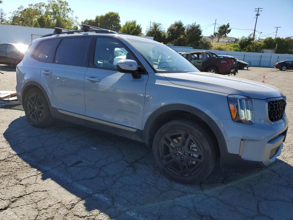 2023 Kia Telluride VIN 5XYP3DGC1PG392214 COPART salvage auction — SIDE, Ca - Salvage Certificate, sold $14,700 on 2026-07-17 (photo 4)