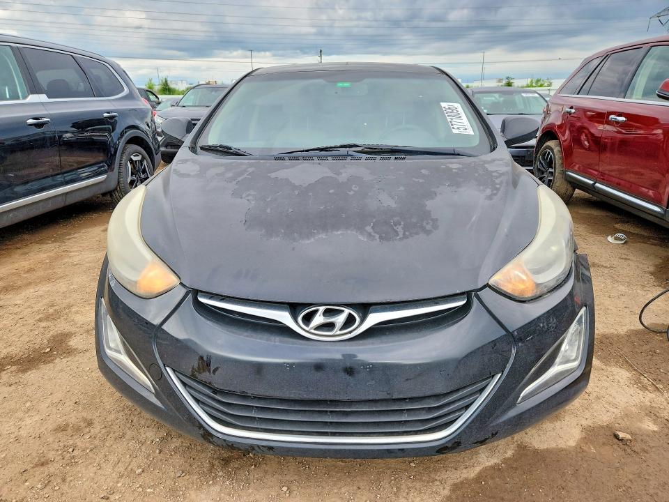 2015 Hyundai Elantra VIN KMHDH4AE1FU228131 COPART salvage auction — MECHANICAL, Fl - Cert Of Title-Rebuilt, sold $750 on 2026-07-30 (photo 5)