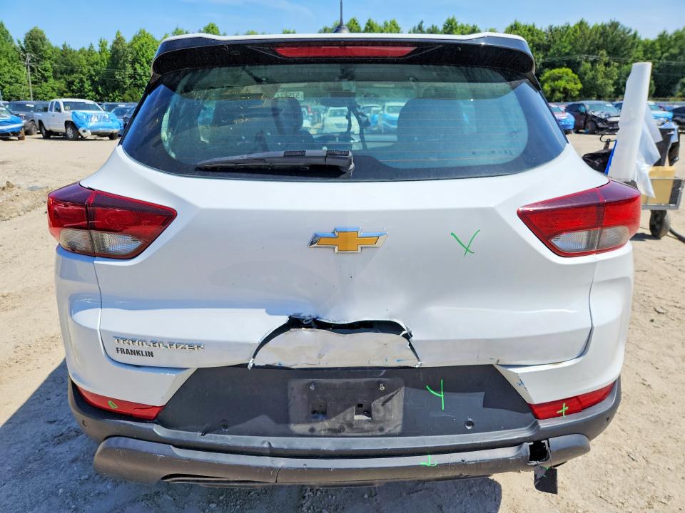 2022 Chevrolet Trailblazer VIN KL79MMS24NB103805 COPART salvage auction — REAR END, Salvage Title, sold $125 on 2026-07-21 (photo 6)