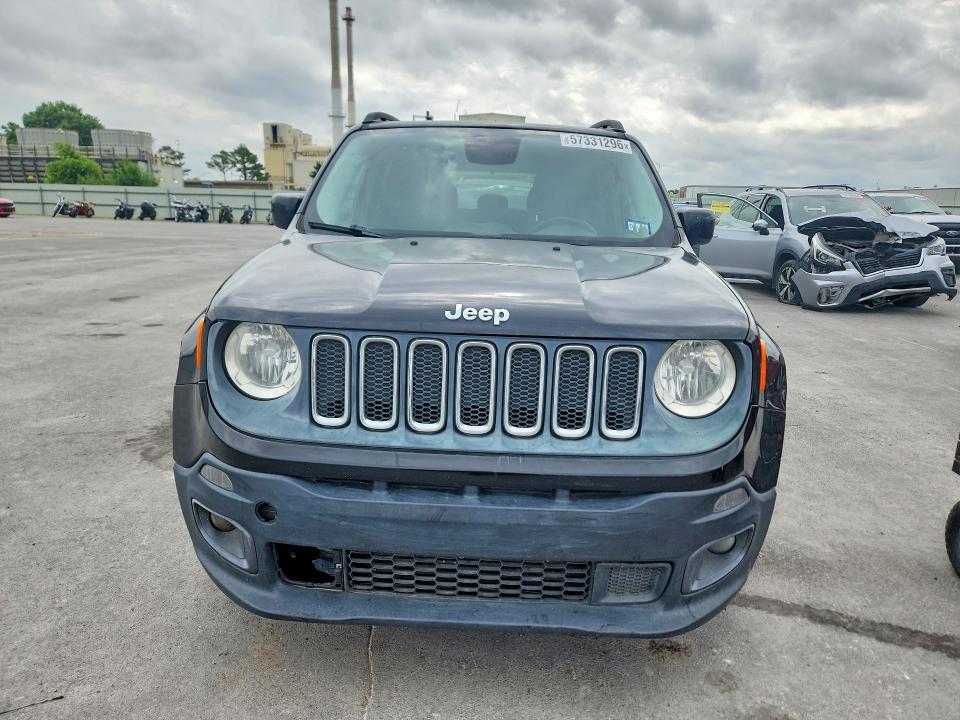 2015 Jeep VIN ZACCJABHXFPB50090 COPART salvage auction — FRONT END, Ok - Certificate Of Title, sold $1,000 on 2026-07-31 (photo 5)