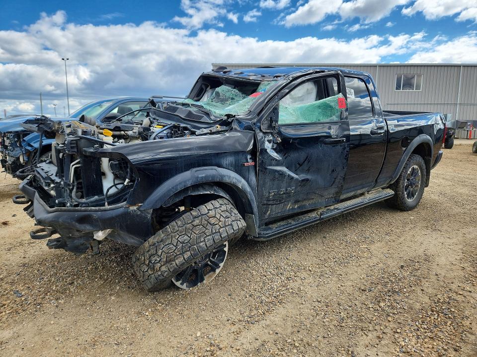 2024 Ram 2500 VIN 3C6UR5ELXRG336911 COPART salvage auction — ROLLOVER, Ab - Oop - Active, sold $10,900 on 2026-07-30 (photo 1)
