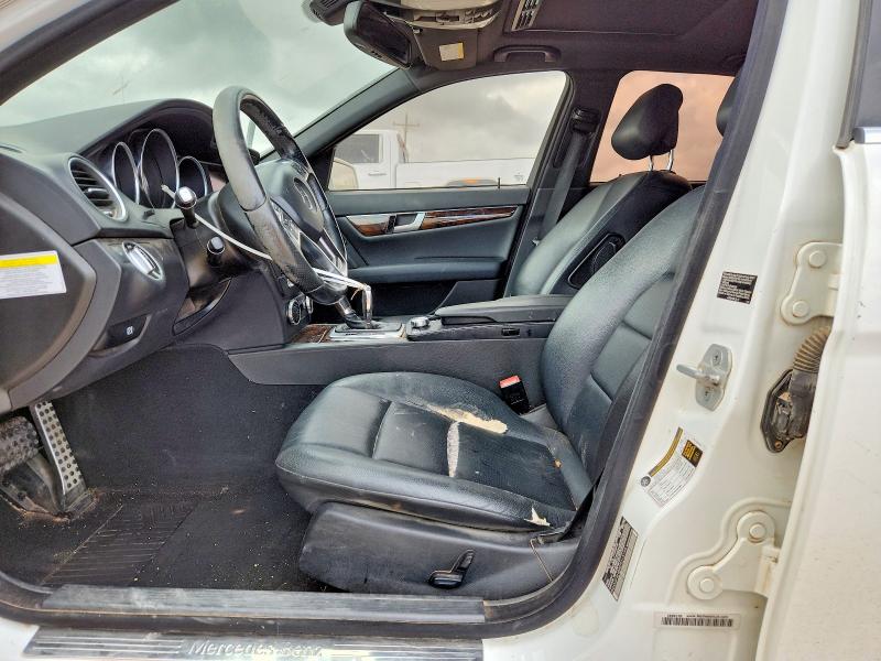 2014 Mercedes-benz C-klasse VIN WDDGF4HB8ER313199 COPART salvage auction — FRONT END, TX - SALVAGE VEHICLE TITLE (P), sold $500 on 2026-08-19 (photo 7)