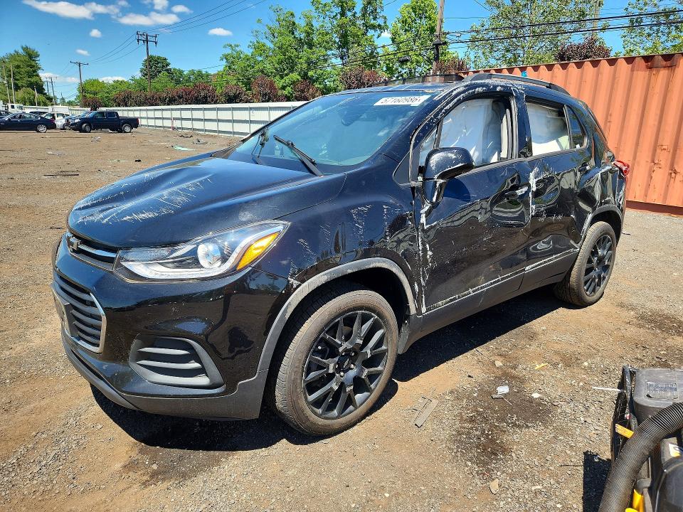 2020 Chevrolet Trax VIN KL7CJPSB2LB348728 COPART salvage auction — ROLLOVER, Ct - Cert Of Title-Salvage, sold $1,350 on 2026-07-07 (photo 1)