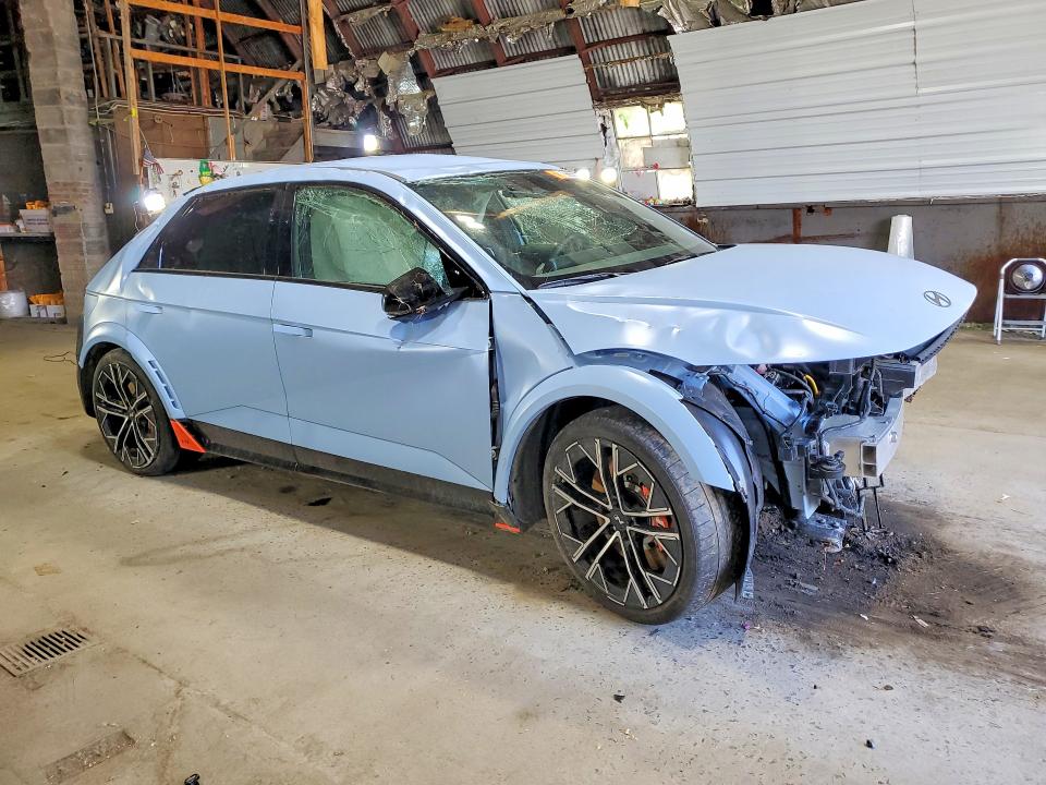 2025 Hyundai Ioniq VIN KM8KNDA86SU003367 COPART salvage auction — ROLLOVER, Ny - Mv-907A Salvage Certificate, sold $2,100 on 2026-07-27 (photo 4)
