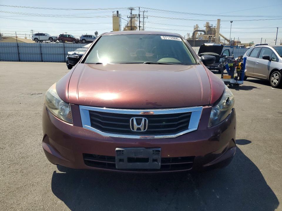 2008 Honda Accord VIN JHMCP26308C028797 COPART salvage auction — FRONT END, CA - SALVAGE CERTIFICATE, sold $1,350 on 2026-07-13 (photo 5)