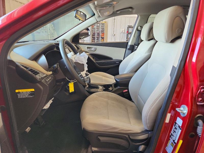 2017 Hyundai Santa fe VIN 5XYZT3LB9HG428796 COPART salvage auction — FRONT END, Tx - Certificate Of Title, sold $2,200 on 2026-07-07 (photo 7)