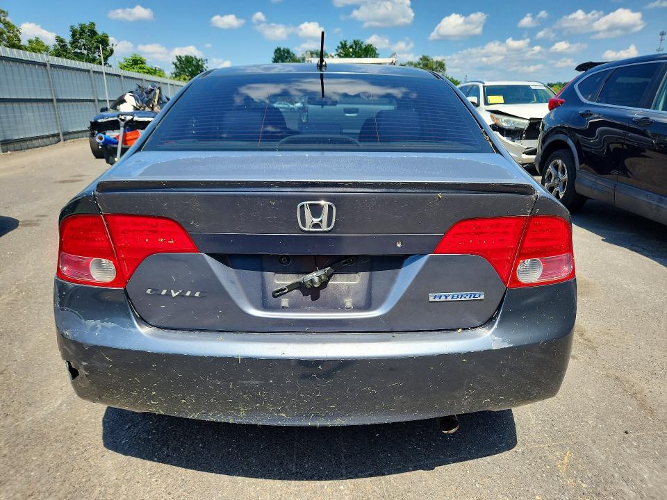 2006 Honda Civic VIN JHMFA36236S011376 COPART salvage auction — SIDE, Nj - Cert Of Title-Salvage, sold $150 on 2026-07-28 (photo 6)