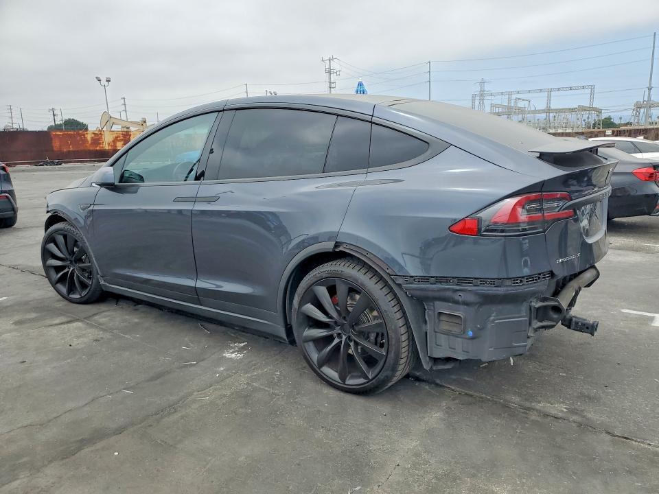 2016 Tesla Model x VIN 5YJXCBE29GF012249 COPART salvage auction — REAR END, Ca - Salvage Certificate, sold $5,000 on 2026-07-29 (photo 2)