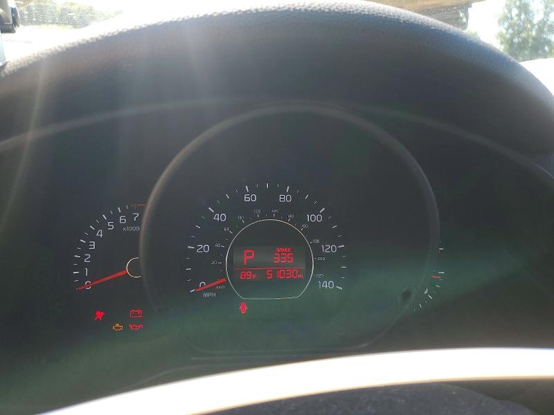2014 Kia Soul VIN KNDJP3A56E7096856 COPART salvage auction — FRONT END, Or - Salvage Title Certificate, sold $850 on 2026-07-27 (photo 9)