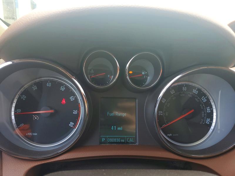 2016 Buick Encore VIN KL4CJCSB7GB635106 COPART salvage auction — FRONT END, Mo - Salvage Certificate Of Title, sold $2,650 on 2026-07-20 (photo 9)