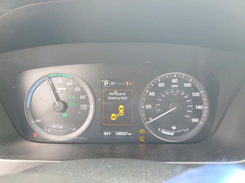 2016 Hyundai Sonata VIN KMHE54L29GA029847 COPART salvage auction — SIDE, Tx - Certificate Of Title, sold $1,250 on 2026-07-24 (photo 9)