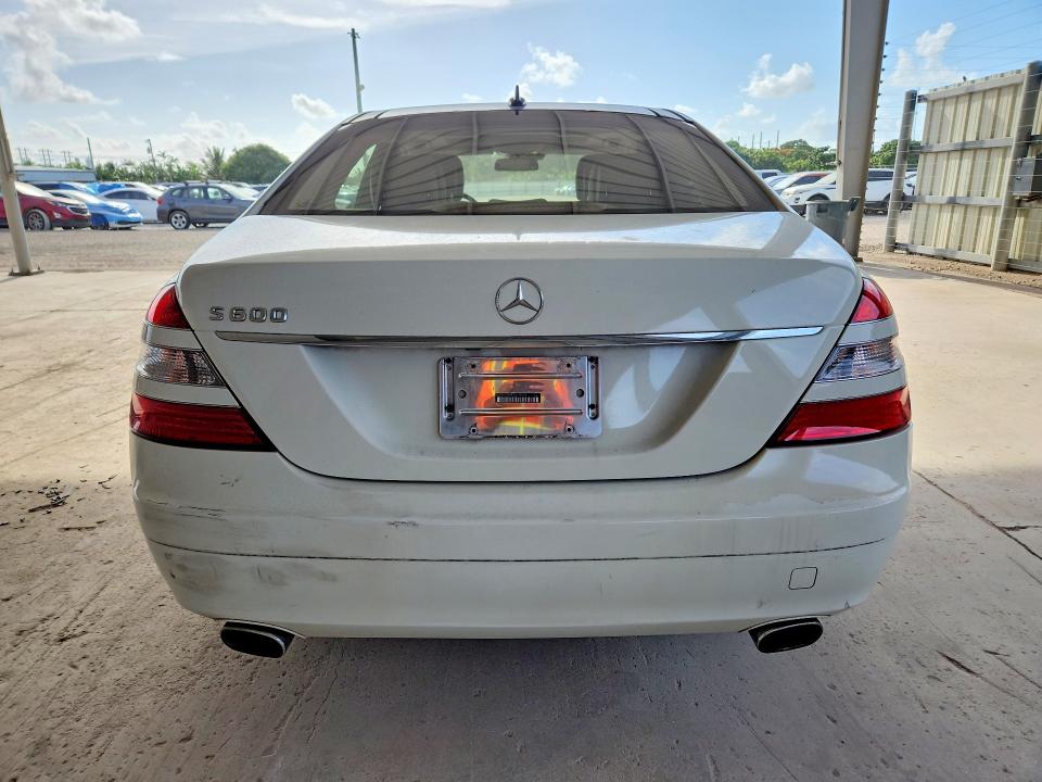 2007 Mercedes-benz S-klasse VIN WDDNG76X97A119058 COPART salvage auction — MINOR DENT/SCRATCHES, FL - CERTIFICATE OF TITLE (P), sold $6,800 on 2026-07-29 (photo 6)