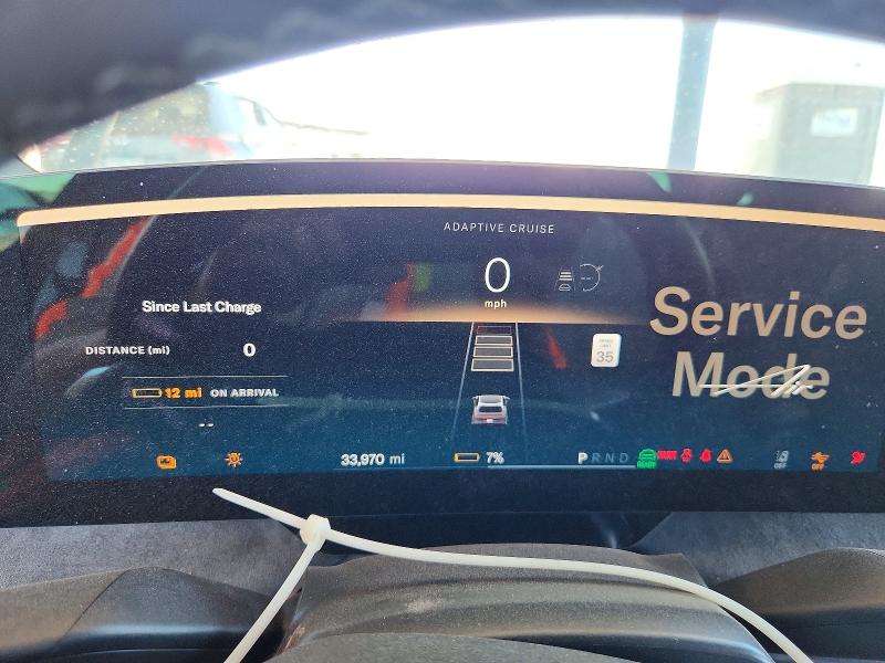 2022 Lucid Air VIN 50EA1GBA7NA005998 COPART salvage auction — FRONT END, Az - Cert Of Title - Salvage, sold $10,800 on 2026-07-07 (photo 9)